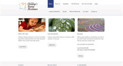 Desktop Screenshot of childrensburial.org